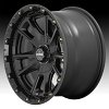 KMC KM100 Sync Satin Black Custom Truck Wheels 2